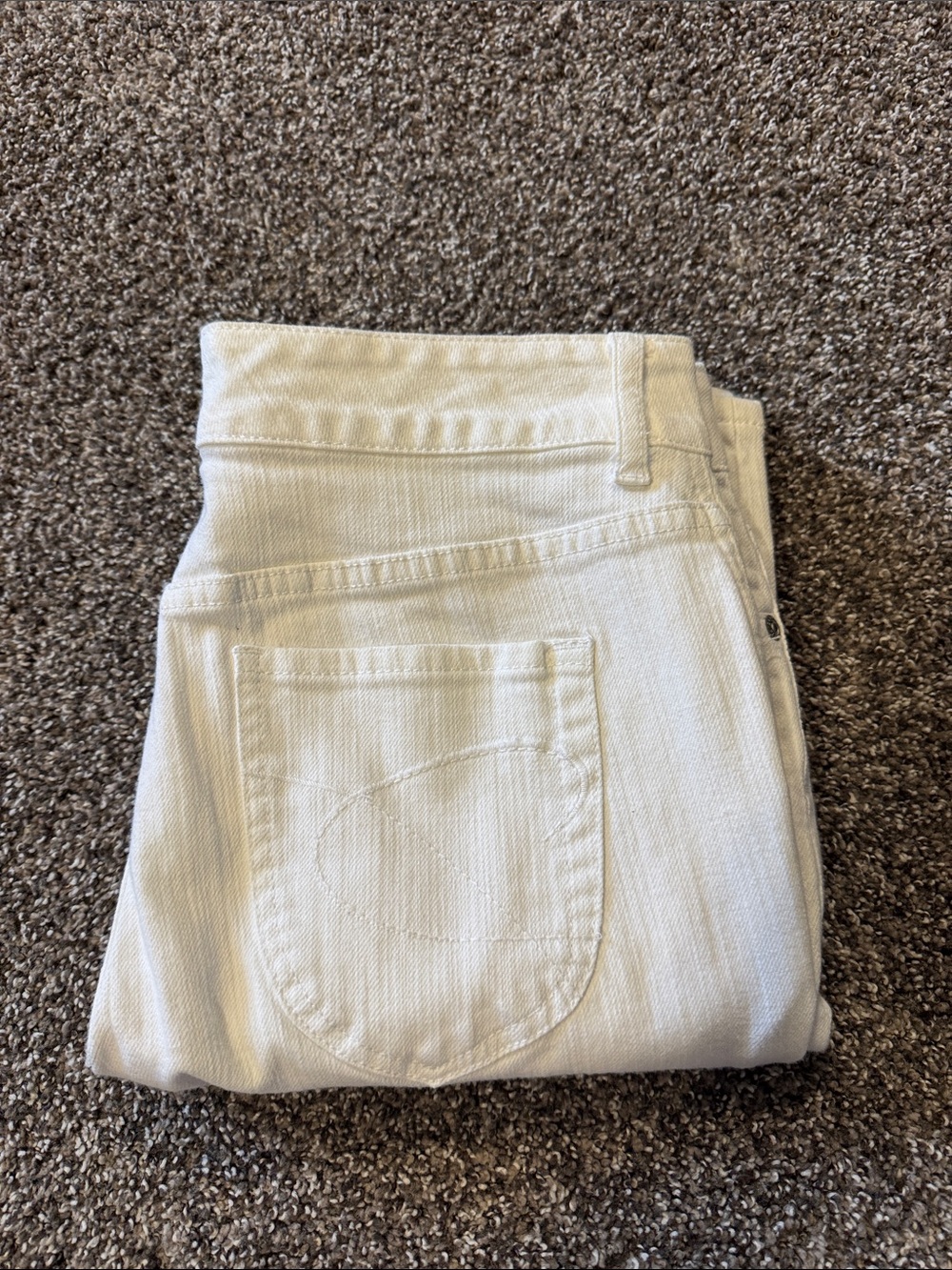 Women’s White Chico Jeans